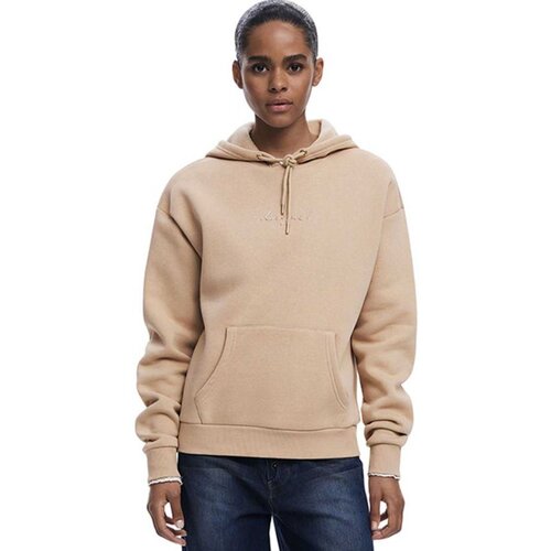 Desigual bež dukserica za žene Cene