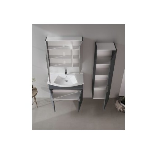 Hanah home Kupatilski ormarić sa umivaonikom i ogledalom (2 komada) Purus 80 343 Cene