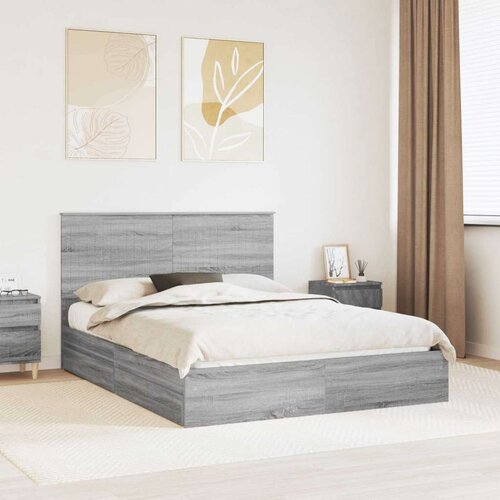  Postelja s shranjevanjem z vzglavjem Siva Sonoma 150 x 200 cm, (5000106162) Cene