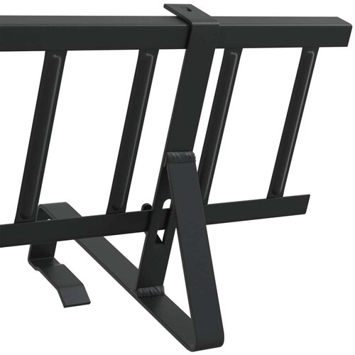  Za&amp;scaron;tita od snijega za krov Crna 800 x 29 5 x 34 5 cm Čelik Slike