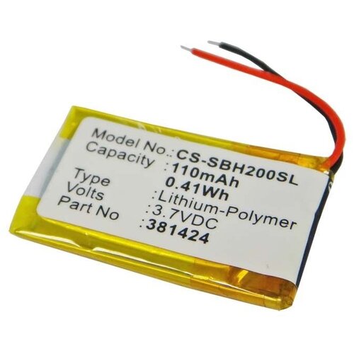VHBW Baterija za Sony SBH-20, 110 mAh Slike