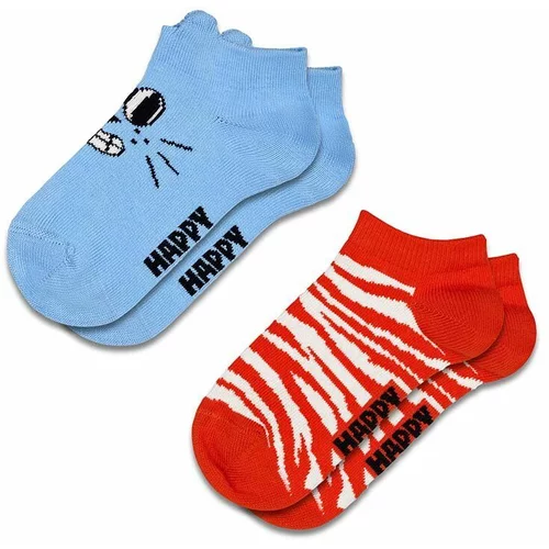 Happy Socks Otroške nogavice Kids Low Cat Socks 2-pack