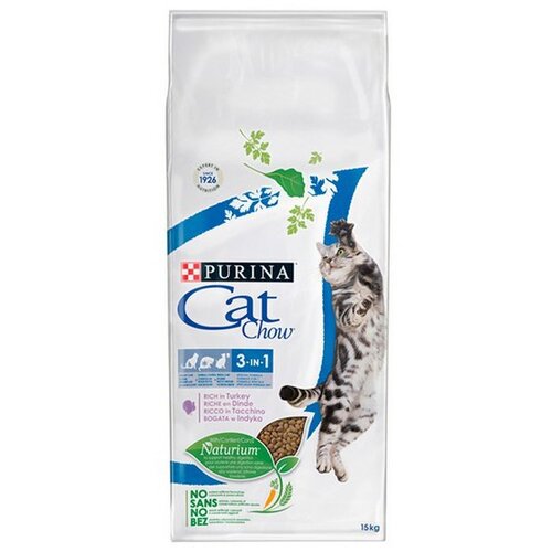 Purina cat chow suva hrana za mačke 3u1 sa ukusom ćuretine 15 kg Cene