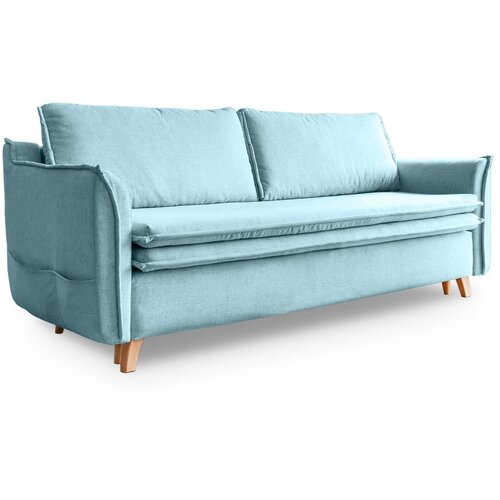 Miuform Svijetlo plava sklopiva sofa 225 cm &amp;ndash; Slike
