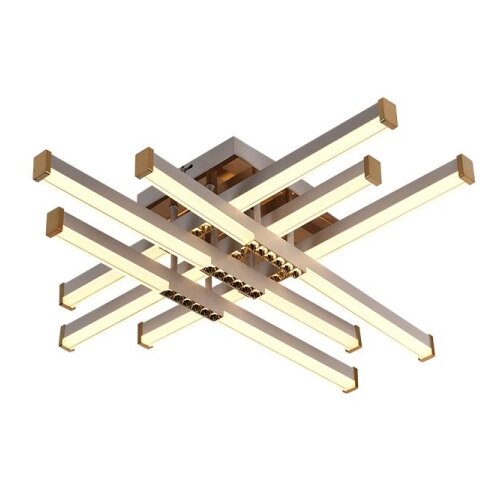  LED prigu&amp;scaron;iva prislonjen plafonski luster LED/90W/230V 3000-6500K + daljinski upravljač Slike