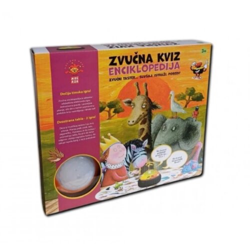 DRUŠTVENA igra SR Edukativna zvučna kviz enciklopedija 14510 Cene