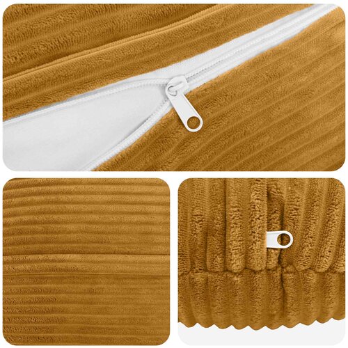  Presvlaka za jastuk 2 pcs HEERLEN Žuta &amp;Oslash; 30 cm Kord Slike