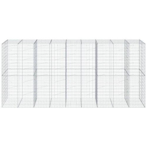  Gabionska ko&amp;scaron;ara s poklopcem 450x100x200 cm pocinčano željezo Slike