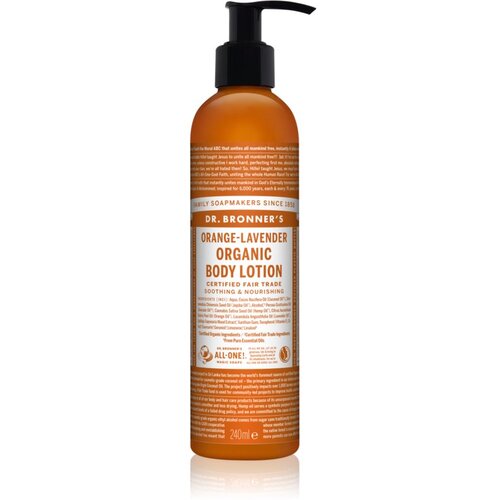 DR. BRONNER'S Orange & Levender hranilni in vlažilni losjon za telo 240 ml Cene
