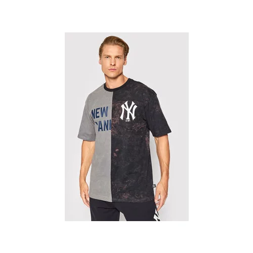 New Era Majica New York Yankees Split Graphic 13083854 Siva Regular Fit