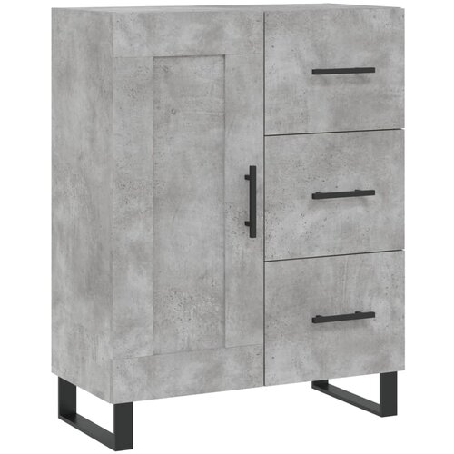 Maison Chic Komoda - Predalnik betonsko siva 69,5x34x90 cm inženirski les, (21718215) Cene
