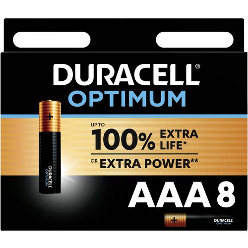 Duracell Optimum micro (aaa)-baterija alkalno-manganov 1.5 V 8 kos, (20640893) Cene