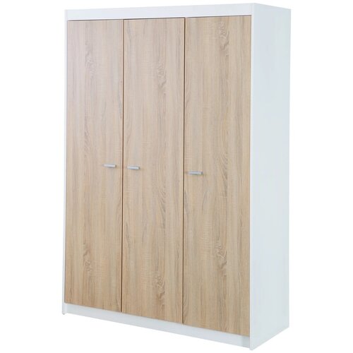 Roba Bela otro&amp;scaron;ka garderobna omara v hrastovem dekorju 131x190 cm Gabriella &amp;ndash; Slike