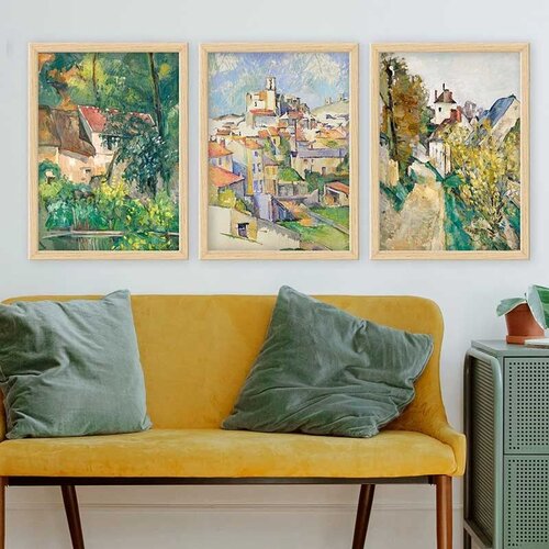 Wallity Set uramljenih slika 3NTC_UN2036304, 3 Dela Cene