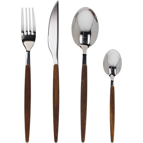 Tognana Set pribora za jelo Hashi, 24 dela, Braon Slike