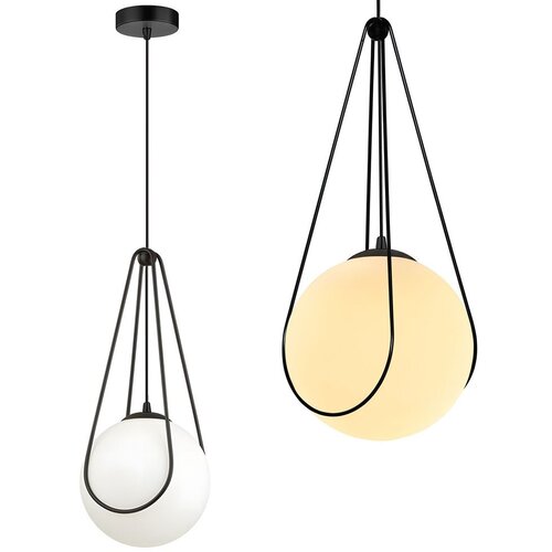 Toolight Luster APP1792-1CP 20cm Crni Slike