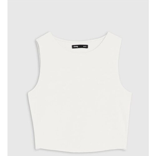 Sinsay Pamučni basic crop top Cene