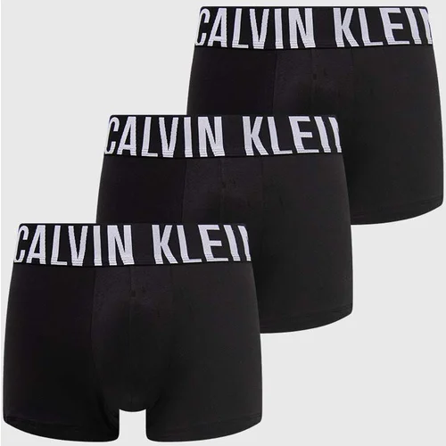 Calvin Klein Underwear Boksarice 3-pack moške, črna barva, 000NB3608A