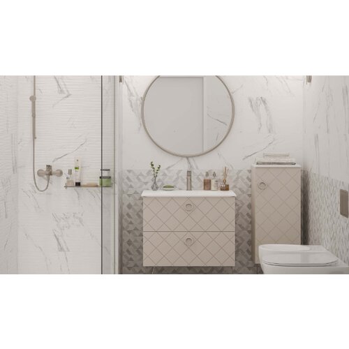 Calacatta Rlv. Linee white matt 33,3x55cm zidna pločica Slike