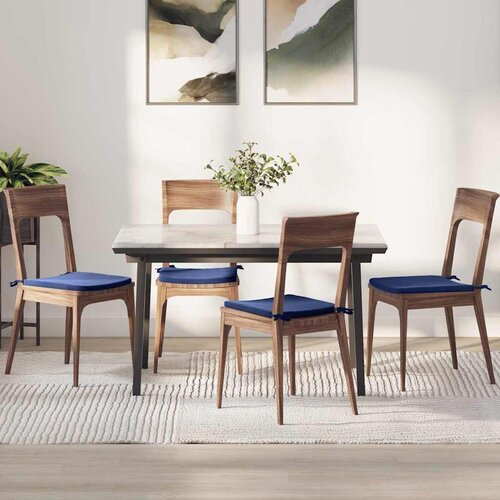  Jastučići za sjedenje 4 pcs Policijska plava 40 x 40 x 3 cm Cene