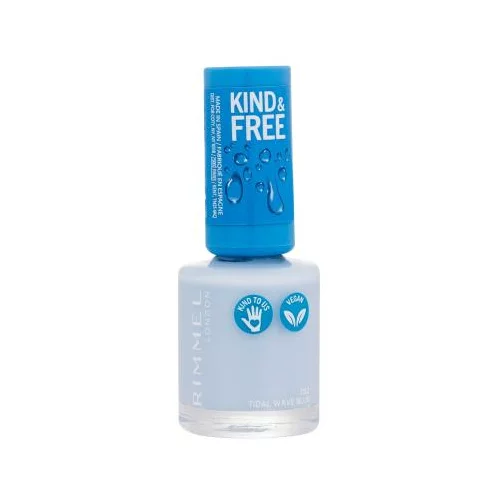 Rimmel London Kind & Free lak za nokte 8 ml Nijansa 152 tidal wave blue