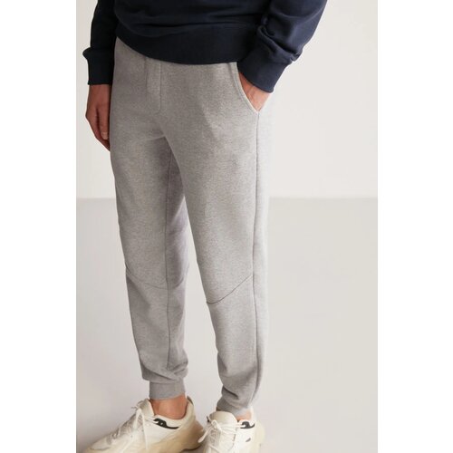 Grimelange PAUL Men's Regular Fit Grey Melange Sweatpants Slike