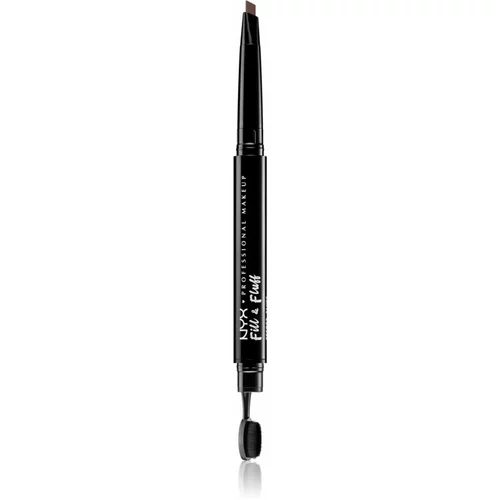NYX Professional Makeup Fill & Fluff mehanička olovka za oči nijansa 04 - Chocolate