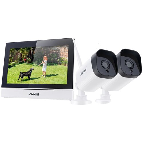Oem Brezžični CCTV sistem, 7-palčni zaslon na dotik, dvosmerna avdio komunikacija -3MP 2PCS Kamera 64G, (5000137762) Slike