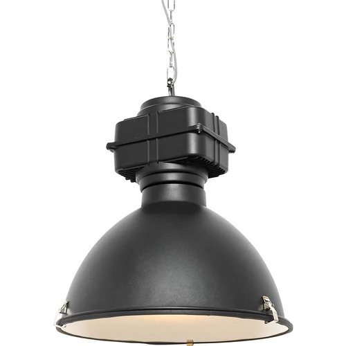 QAZQA Industrijska viseča svetilka črna 53,5 cm - Sicko