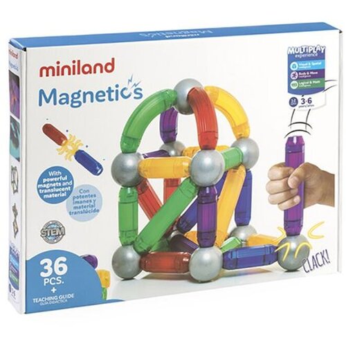 Miniland magnetni konstruktor 36 kom Cene