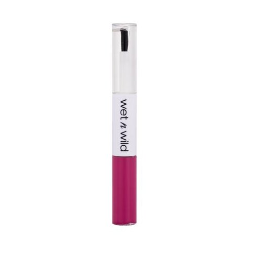 Wet N Wild MegaLast Lock &amp;#039;N&amp;#039; Shine Lip Color + Gloss &amp;scaron;minka in glos za ustnice 2v1 4 ml odtenek Irresistible za ženske Slike