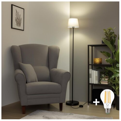  brilagi - led podna lampa ceria 1xE27/40W/230V prečnik 20,5 cm siva/crna Cene