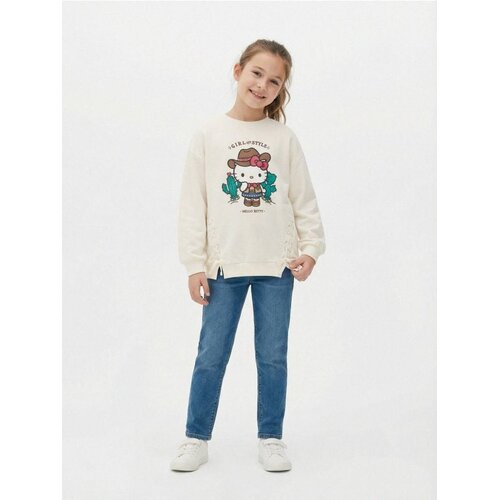 Sinsay Bluza s okruglim izrezom s printom Hello Kitty Cene