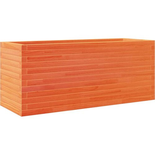  Vrtna sadilica vo&amp;scaron;tano smeđa 110x40x45,5 cm masivna borovina Slike