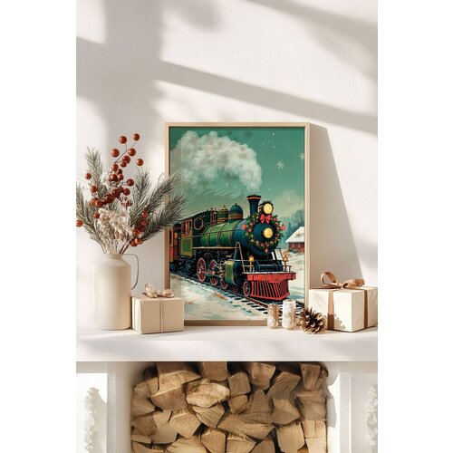 Wallity uramljena slika Nwyearsngmdl12, 33x48 cm Cene