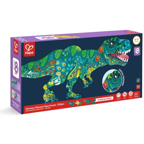 Hape sestavljanka T-Rex s s sijočo povr&amp;scaron;ino (202 delna) Slike