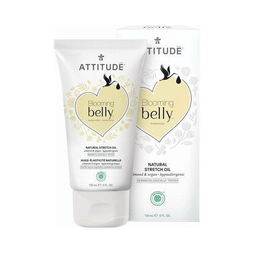 Attitude blooming belly stretch oil almond & argan Cene