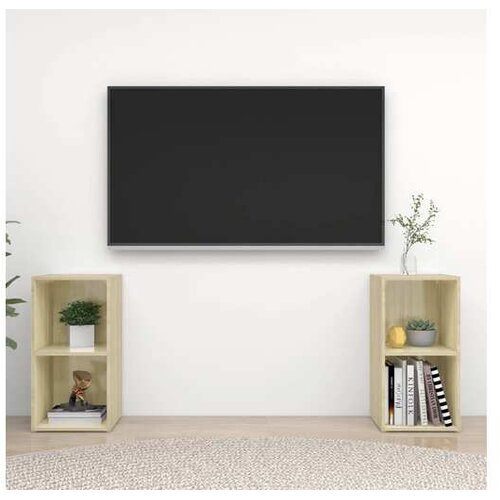  TV omarica 2 kosa sonoma hrast 72x35x36,5 cm iverna pl. Cene