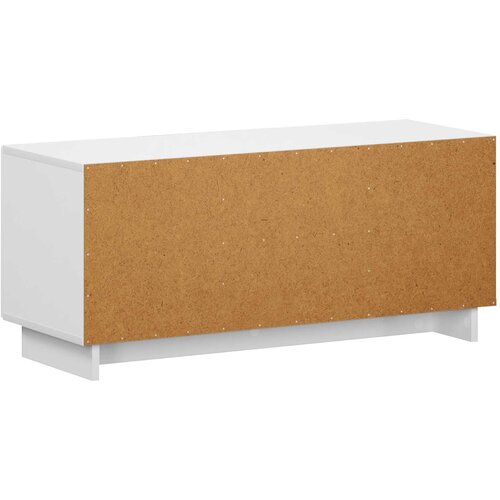  TV stalak 90 x 34.5 x 40 cm Bijela visokog sjaja Slike