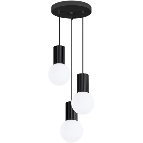 Sollux Lighting Obesna svetilka HALO 3P črna, (5000352117) Slike
