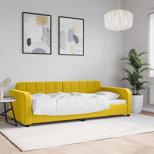  Dnevni krevet žuti 90 x 200 cm bar&scaron;unasti Cijene