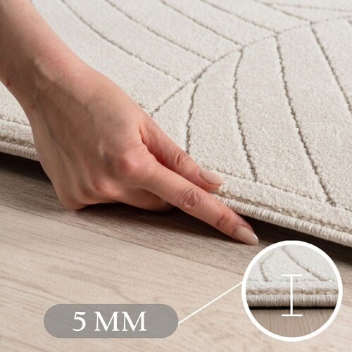 Ayyildiz Carpets Krem okrugao unutarnji i vanjski tepih &amp;oslash; 80 cm Nova 1203 &amp;ndash; Slike