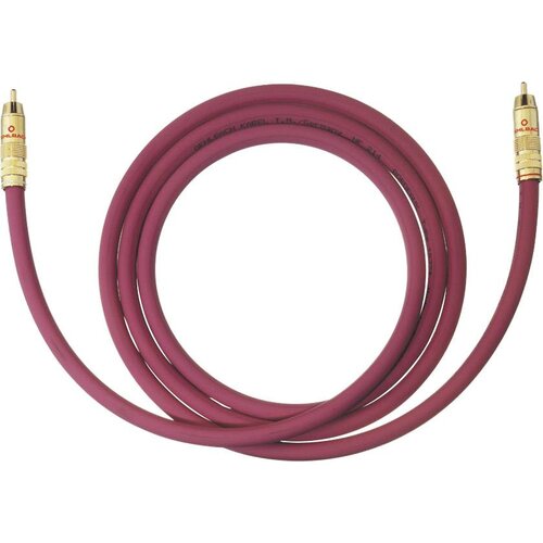 Oehlbach cinch avdio priključni kabel [1x mo&amp;scaron;ki cinch konektor - 1x mo&amp;scaron;ki cinch konektor] 1.00 m bordo rdeča pozlačeni konektorji NF 214 SUB, (20519427) Slike