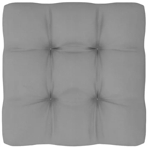  Blazina za kavč iz palet siva 80x80x10 cm