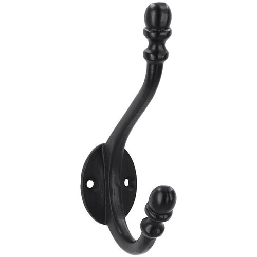 SIRO Garderobna kuka (D x Š x V: 132 x 33 x 78 mm, Crna, Čelik) Cijene