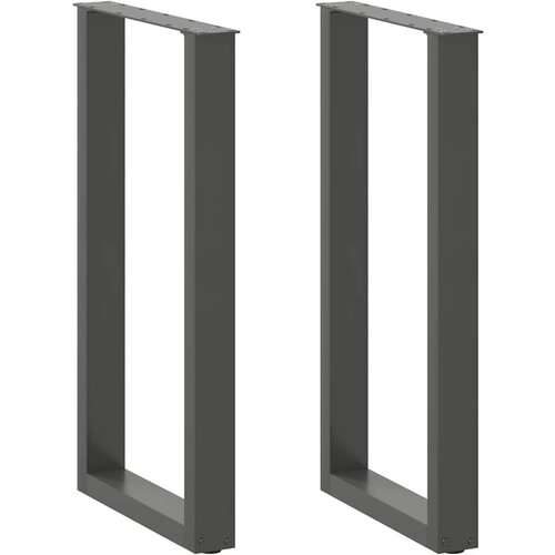 VidaXL Noge za barsko mizo v obliki črke U 2 kosa antracit 50 x (90-91) cm jeklo, (5000044776) Slike