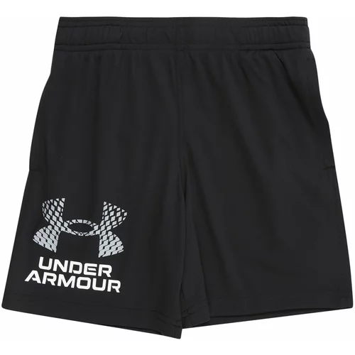 Under Armour Sportske hlače crna / bijela