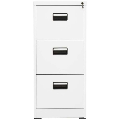 VidaXL Ormarić za spise bijeli 46 x 62 x 102,5 cm čelični Slike