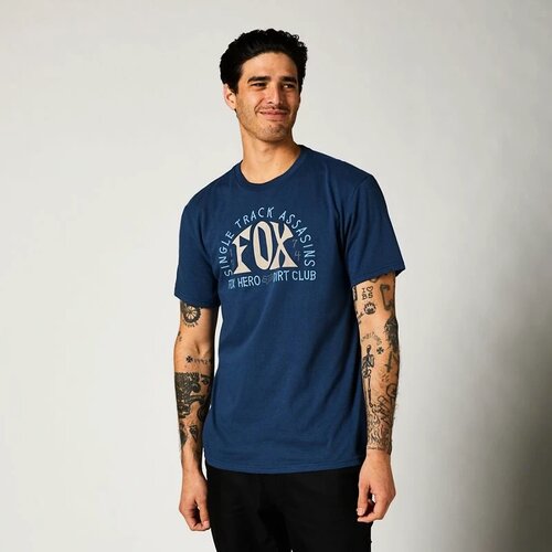 Fox Pánské tričko Archer Ss modré Slike