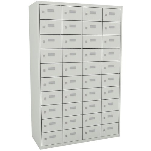  omara z majhnimi predelki, 40 predelkov, vxšxg 1800 x 1151 x 500 mm, svetlo siva vrata Cene